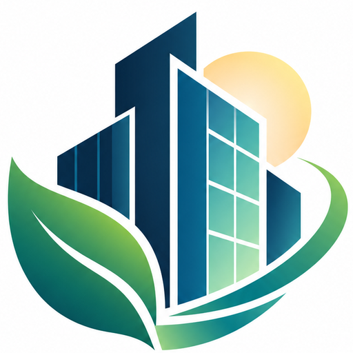 LUMIArchLab building and leaf emblem